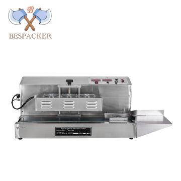 Continuous induction plastic bottle sealing machine